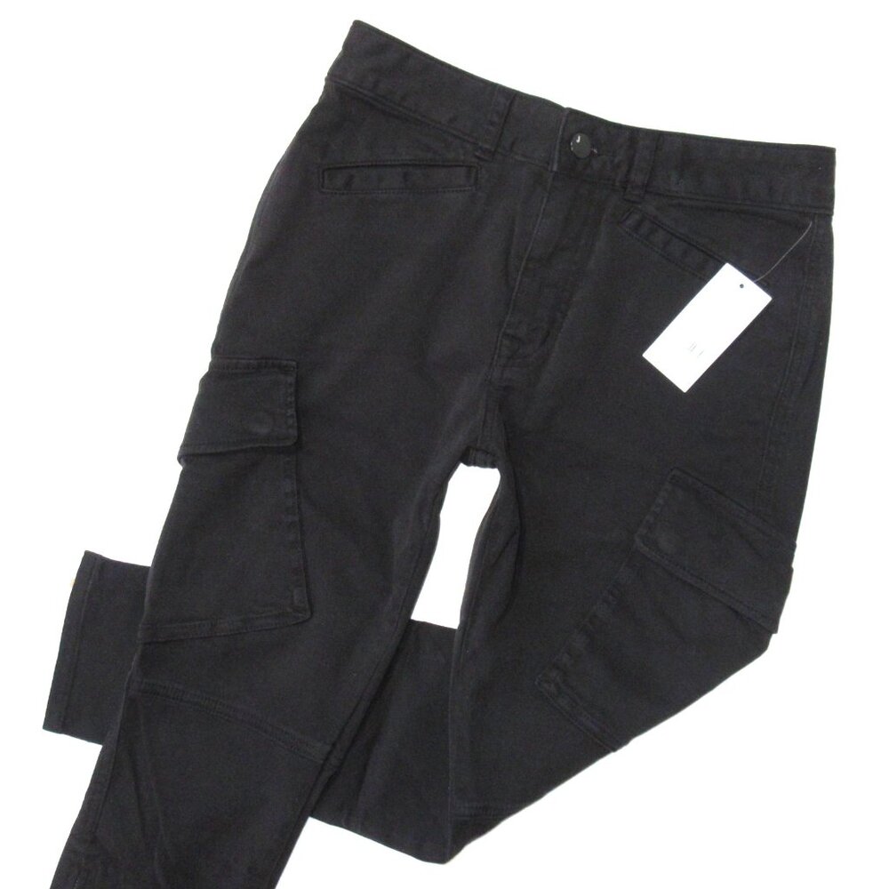 NWT J Brand Margho in Direct Black Utility Crop Stretch Twill Pants 23 - Picture 4 of 9